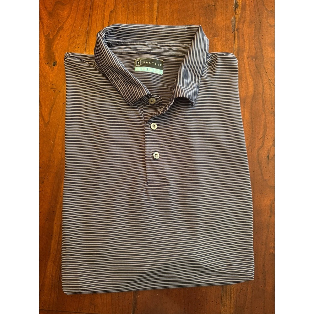 PGA Tour Performance Navy Polo shirt xxl 2xl‎